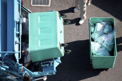 Professionals conducting flat clearance in Abbey Wood